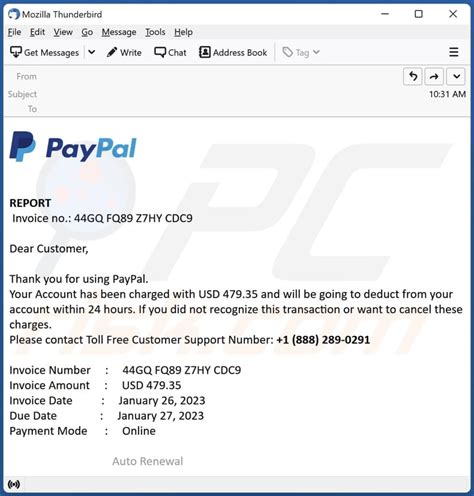 Paypal Account Has Been Charged Email Scam Removal And Recovery Steps