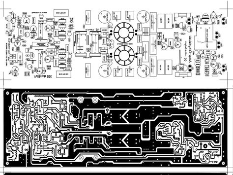 Power Amplifier Circuit Diagram With Pcb Layout 2sc5200 Ampl