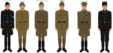 Axis Nations Uniforms Ww2 By Exaltedfrog On Deviantart