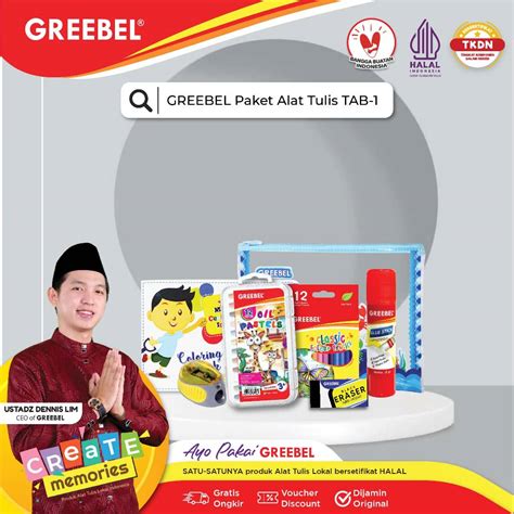 Jual Greebel Paket Alat Tulis Tab 1 Stationarystationery Set Alat