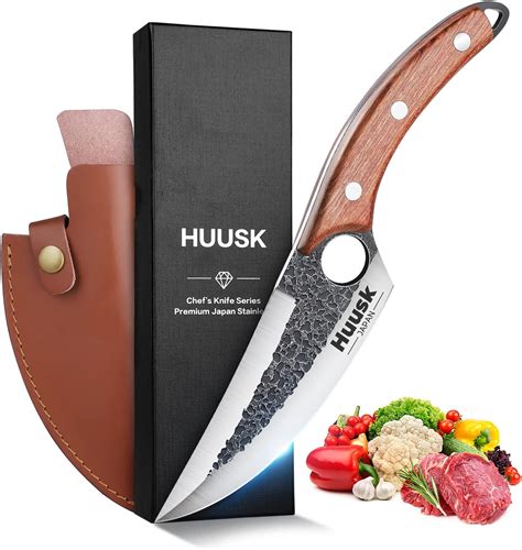 Huusk Japan Knife Upgraded Viking Knives Hand Forged Boning Knife