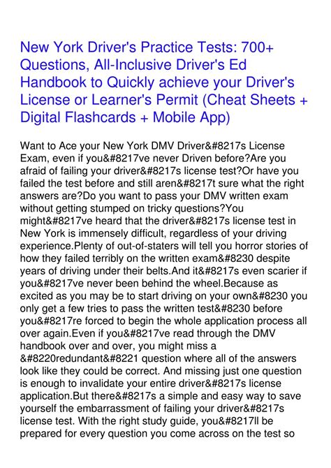 Ppt Get Pdf Download New York Drivers Practice Tests 700