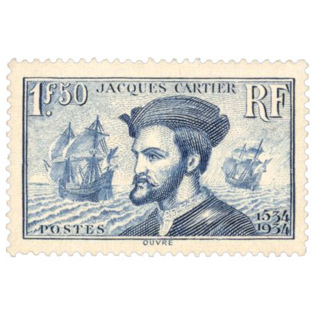 France Timbre Jacques Cartier Yt Neuf Sans Charni Re Qualit Luxe