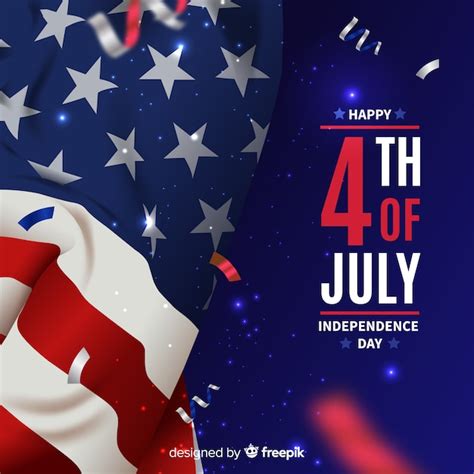Free Vector Fourth Of July