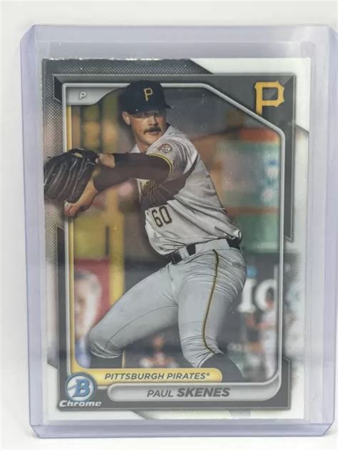 2024 BOWMAN CHROME Paul Skenes BCP 125 Pittsburgh Pirates EUR 5 53