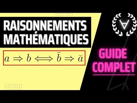 Les types de raisonnements mathématiques YouTube