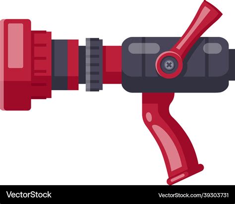 Fire Hose Nozzle Royalty Free Vector Image Vectorstock