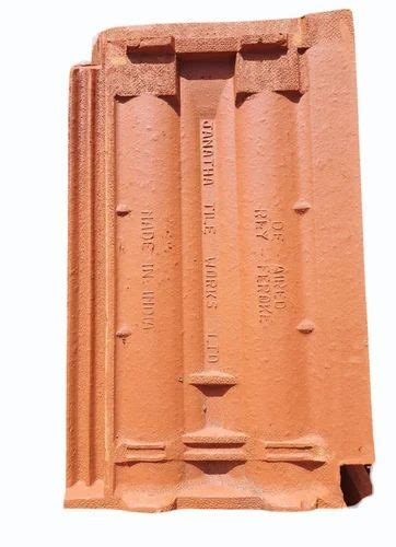 12mm Clay Terracotta Roof Tiles Dimensions 11 X 6 Inch Lxw At Rs 38