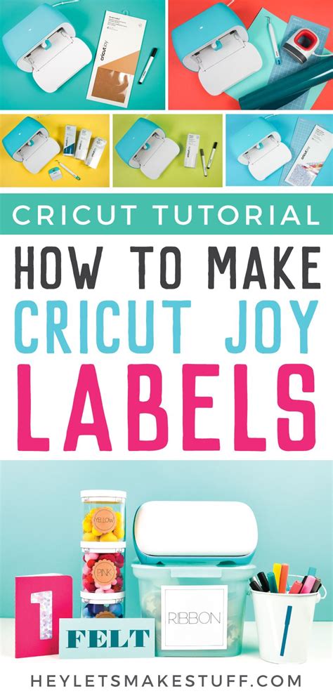 How To Make Labels Cricut Joy Stickerl