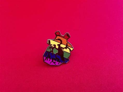 Gay Pride Heart Hard Enamel Pin Queer Bi Lgbtq Pansexual Etsy