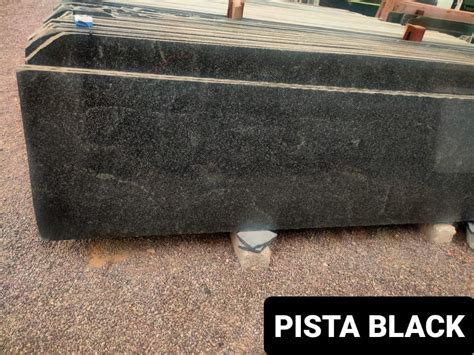 Polished Pista Black Granite Slab Thickness 18 Mm At Rs 90 Square