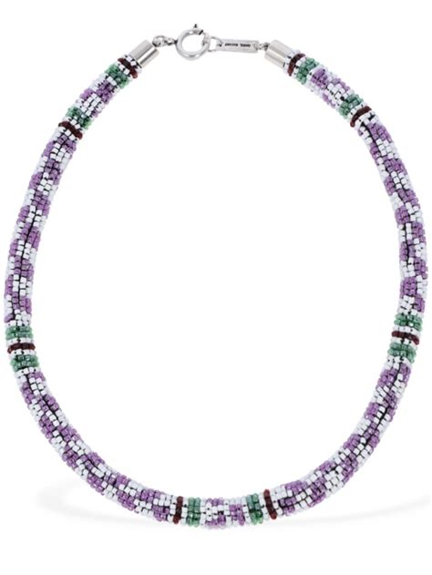 Betsy Beaded Collar Necklace Isabel Marant Women Luisaviaroma