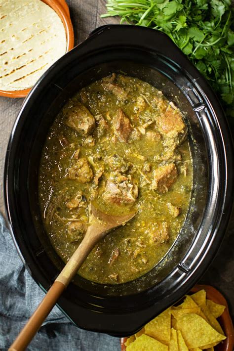 Slow Cooker Chile Verde - The Magical Slow Cooker