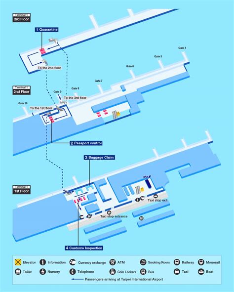 Taipei Airport Map Images