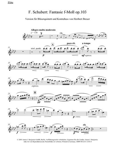 Fantasy In F Minor Op 103 Sheet Music By Franz Schubert Nkoda