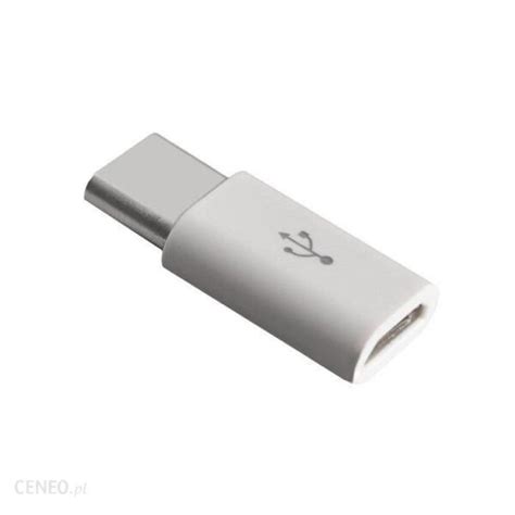 Hurtel Adapter Przej Ci Wka Z Micro Na Usb Type C Bia A Powerbank