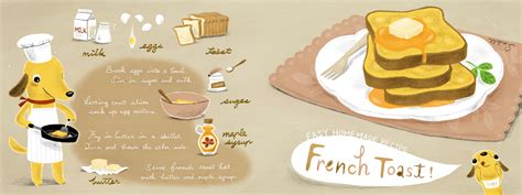 French Toast by Yu hsuan (smallx2) Huang - They Draw & Cook