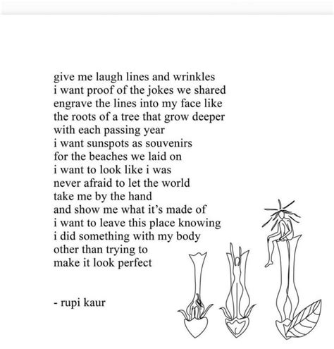 “laugh Lines And Wrinkles” By Rupi Kaur Poem Rpoetry