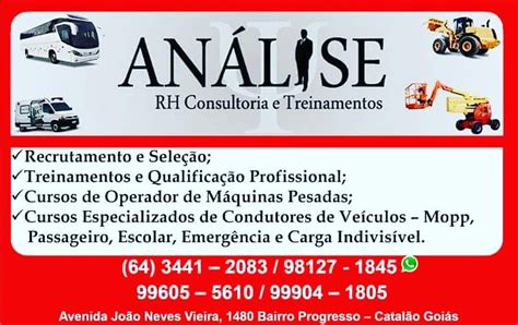 Análise RH Consultoria e Treinamentos - Portal Zap Catalão 