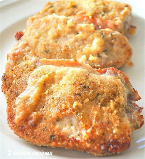 Baked Stuffed Pork Chops With Prosciutto And Cheese 2 Sisters Recipes