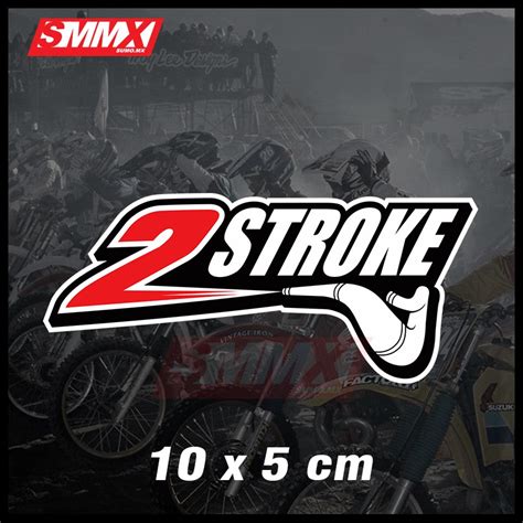 Jual Sticker Stiker 2 Stroke 2 Tak Indonesiashopee Indonesia