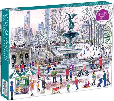 Galison Michael Storrings Bethesda Fountain Piece Puzzle