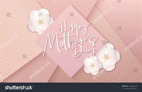 Vector Illustration Mothers Day Greetings Banner Stock Vector Royalty