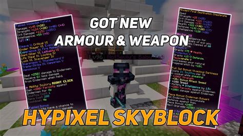 Final Destination Armour Seviy Hypixel Skyblock Live Youtube