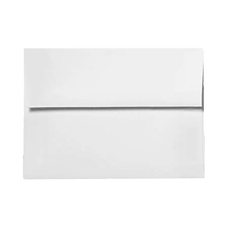 LUX Invitation Envelopes A6 Peel Press Closure White Pack Of 250