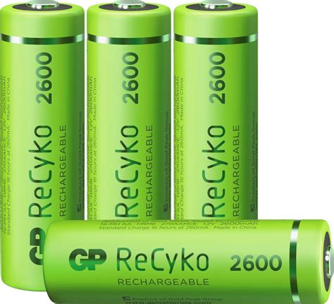 Kjøp GP ReCyko AA batteri 2600mAh 4 pack Laddningsbart