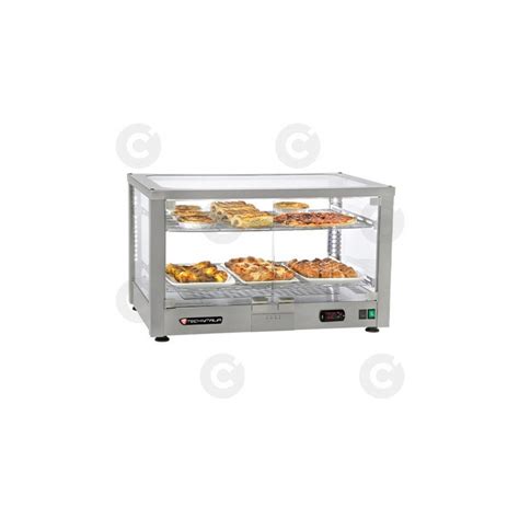 Vitrine Chauffante 3 Niveaux Inox