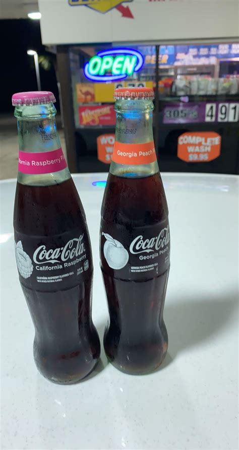 High Key Recommend California Raspberry And Georgia Peach Coca Cola