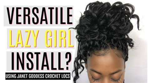 Versatile Lazy Girl Crochet Locs Briana Tahari Youtube