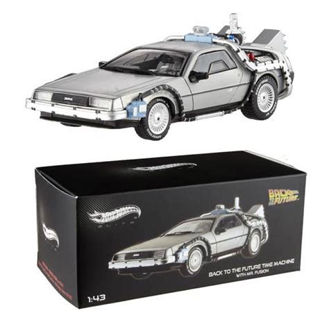 Back To The Future DeLorean With Mr Fusion Hot Wheels Elite Scale