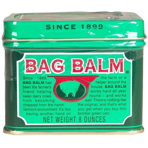 Vermont Original Bag Balm Ointment Salve 8 Ounce Tin