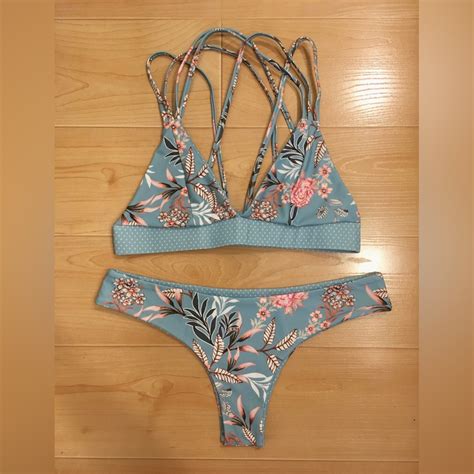 Kulani Kinis Bikini Set Lacey Print Gem