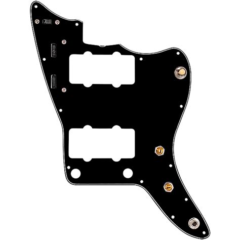 920d Custom Pre Wired Pickguard For Jazzmaster With Jmh V Wiring Harness Black Guitar Center