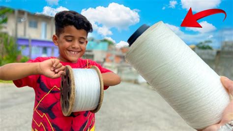 Jo Ozin Ficou Feliz Enrolou Mil Jardas De Linha De Nylon Na Sua