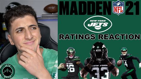 New York Jets Madden 21 Ratings Reaction YouTube