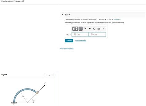 Solved Fundamental Problem Part A Determine The Moment Chegg