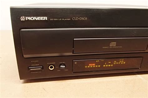 Working Pioneer Cld D Cd Cdv Ld Laserdisc Player W Both Side Play