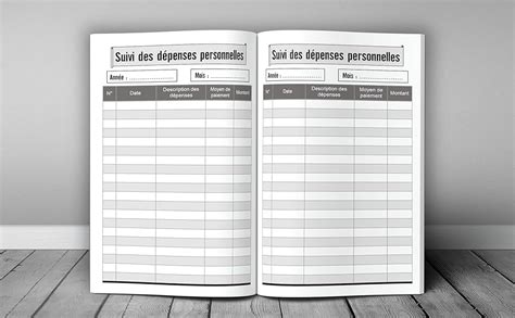 Amazonfr Mon Cahier De Compte Personnel Carnet De Budget Familial Pour Bien Maitriser Vos