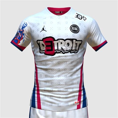 Detroit Pistons X Eminem NBA Collection FIFA 23 Kit Creator Showcase