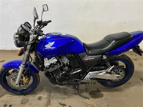 Купить б у Honda CB Super Four карбюратор передач в Щёлково синий naked bike года на