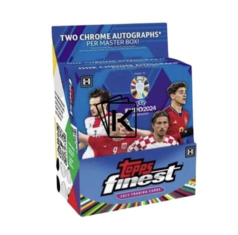 2024 Topps Finest Road to UEFA EURO Hobby Box Kartičkárna