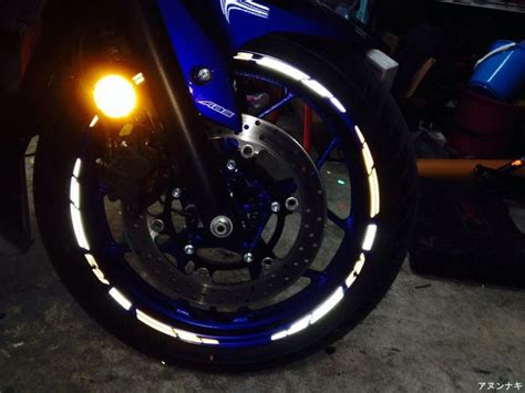 Reflective Wheel Decals V For Yamaha R Info Anunaki Parts