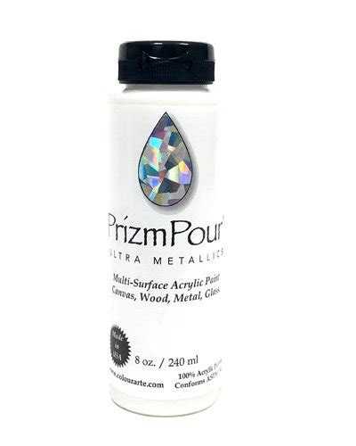 Frozen Prizm Pour Dazzling Metallic Paints By Colourarte