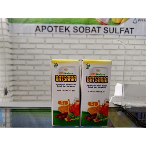 Jual MJS Nature Batsaria Obat Tetes Batuk Dan Sariawan Shopee Indonesia