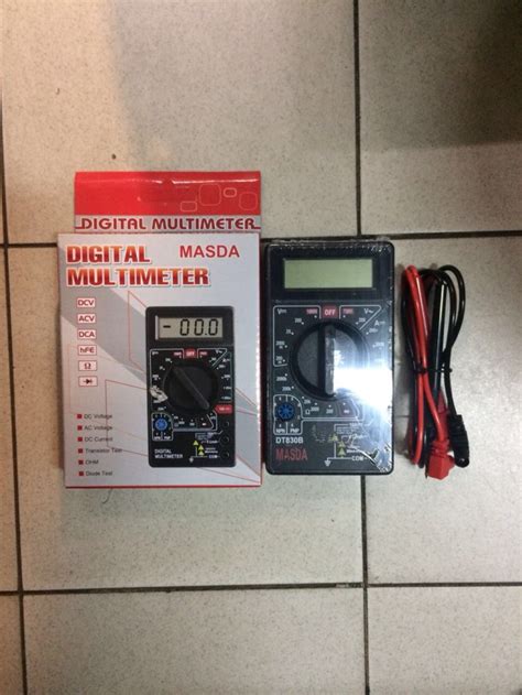 Jual Multitester Multimeter Avometer Digital Masda DT830B Original