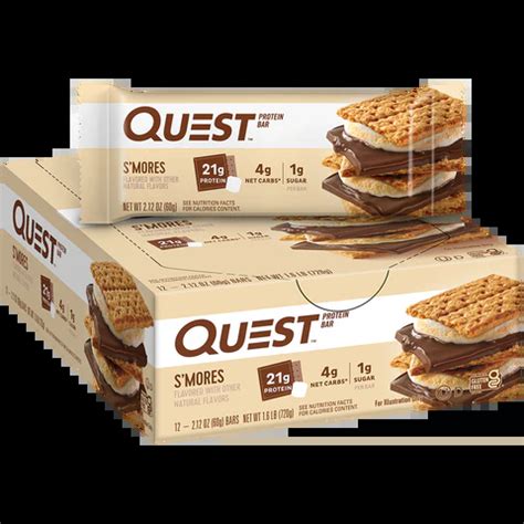 Quest Nutrition Protein Bars S Mores 12 Bars Good Life Nutrition House